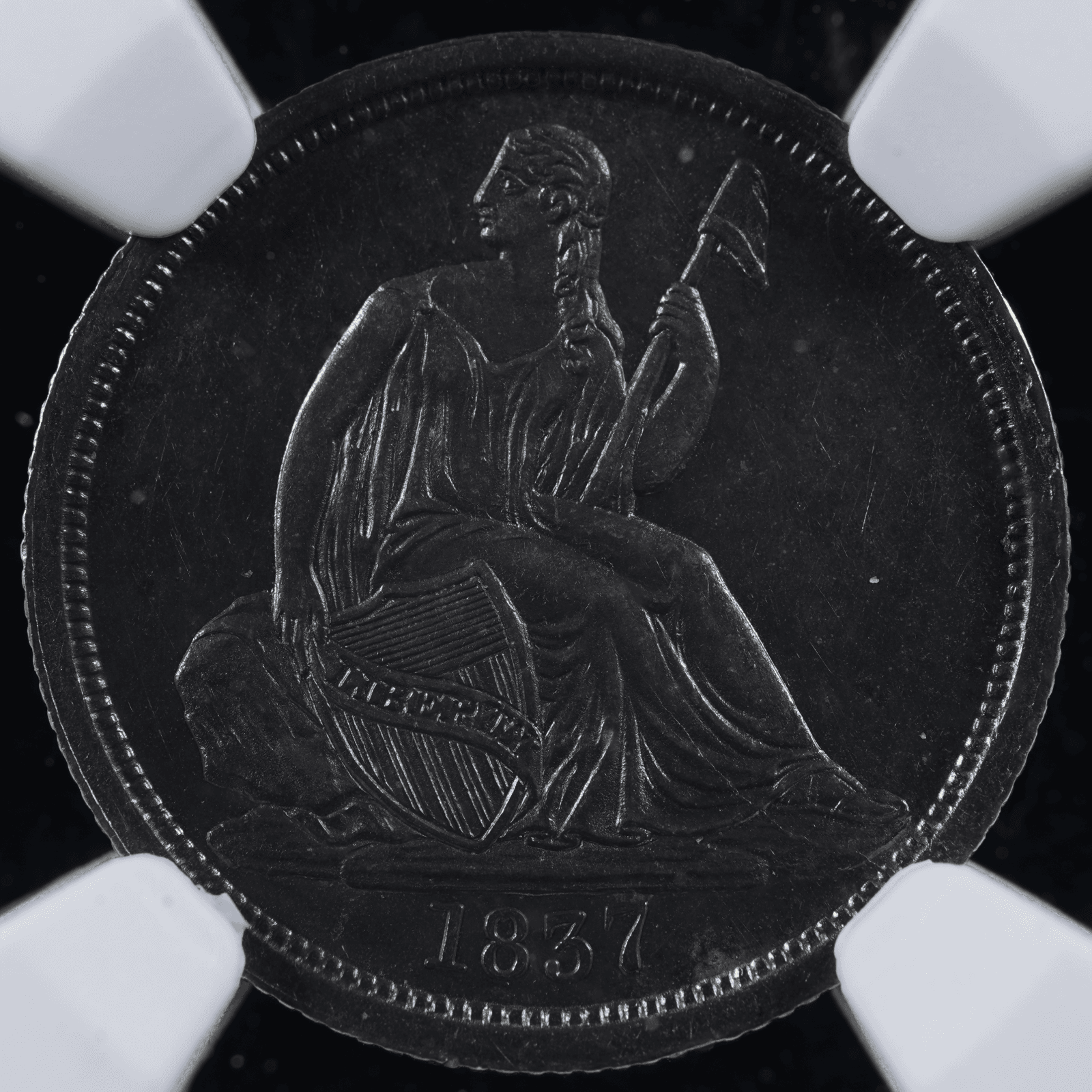 1837 Liberty Seated Dime (Large Date)