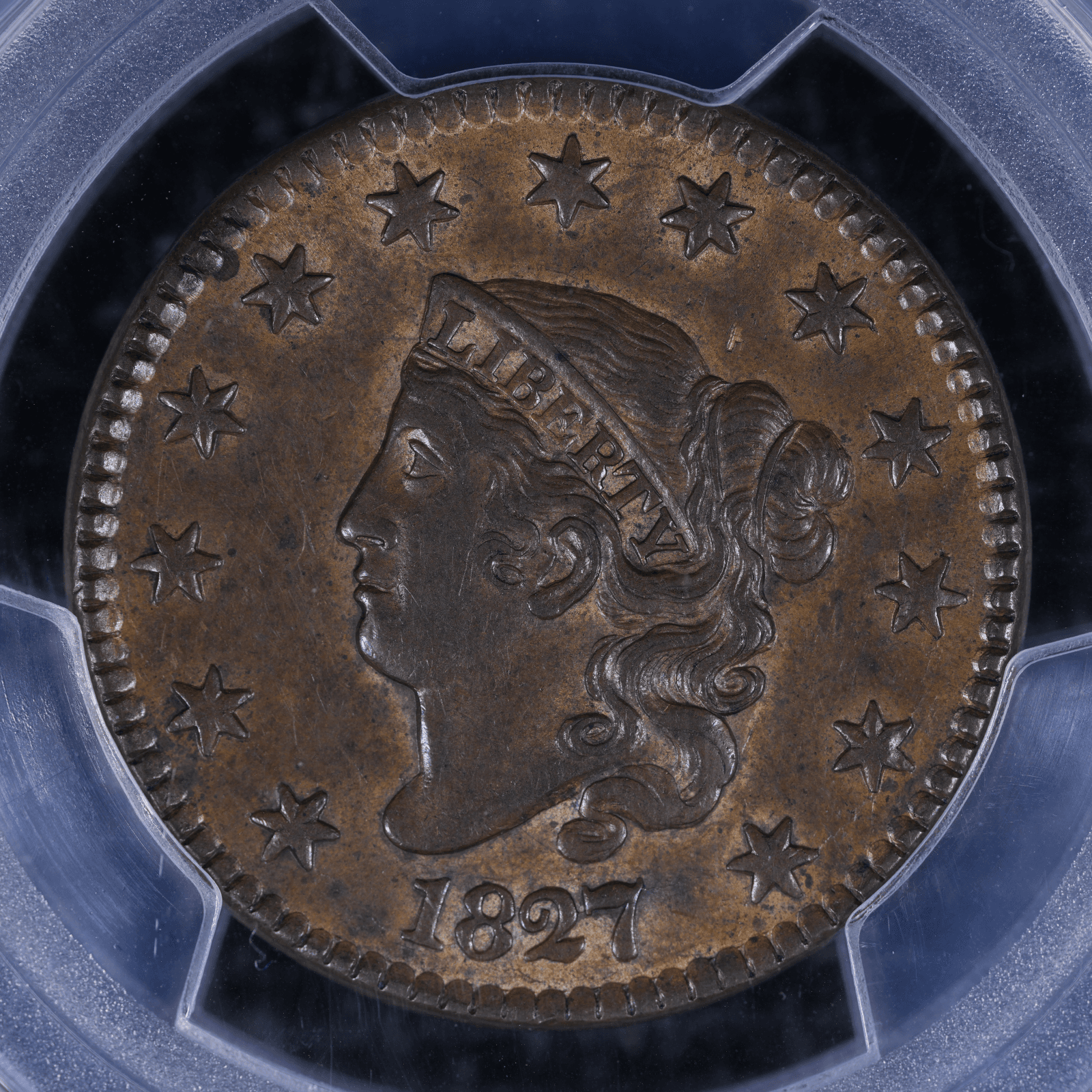 1827 Coronet Head Cent