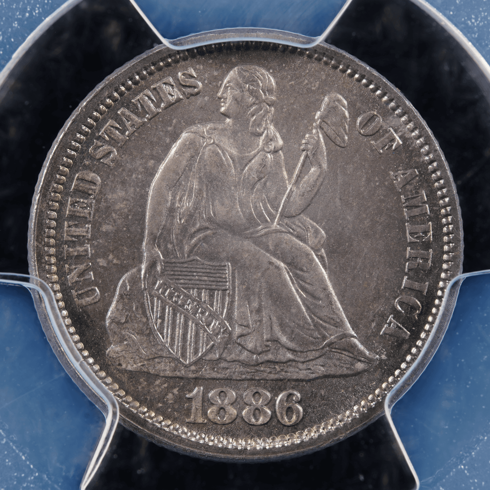 1886 Seated Liberty Dime