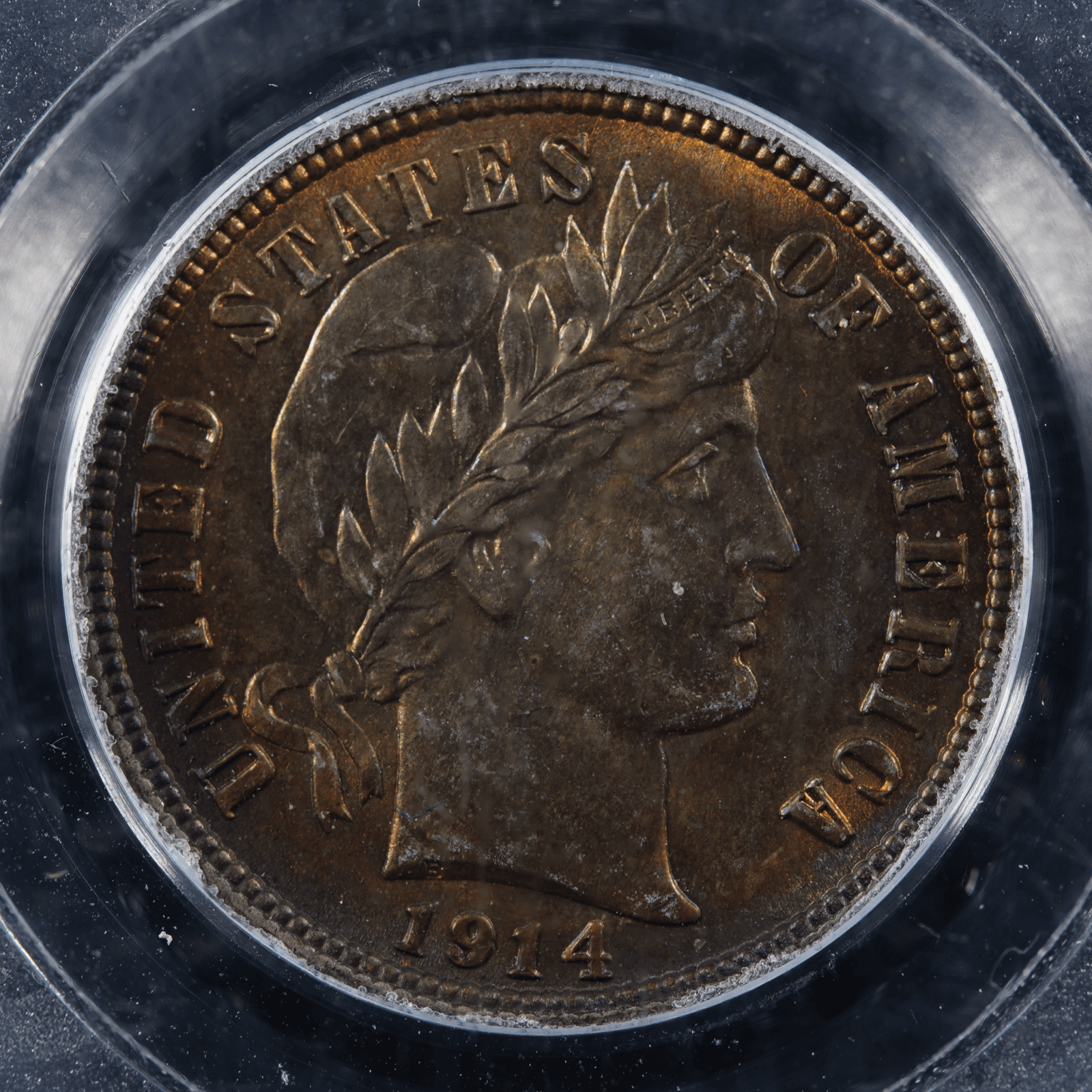1914 Barber Dime