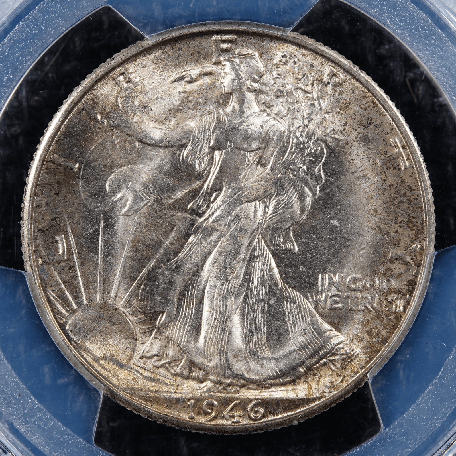 1946-D Walking Liberty Half Dollar OGH