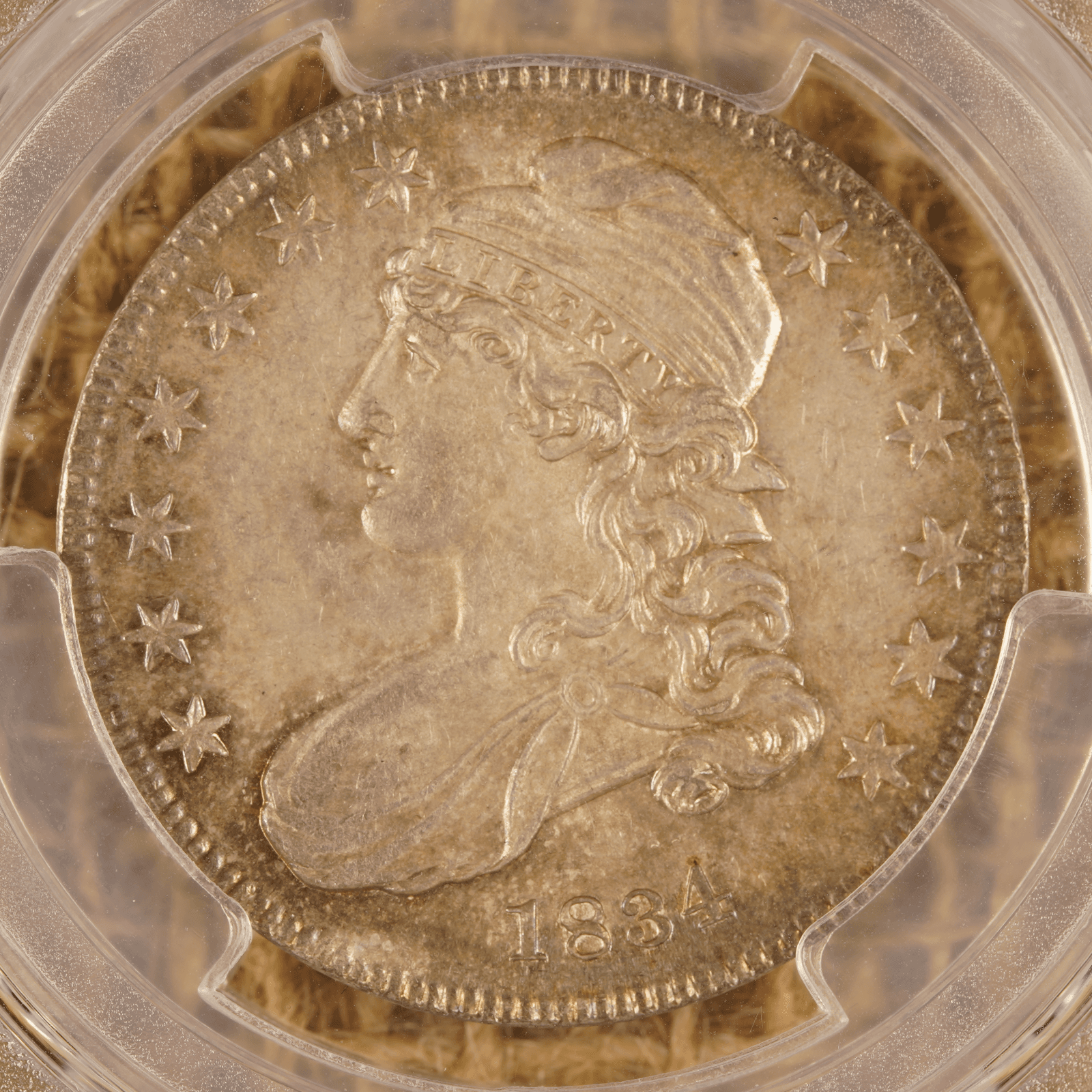 1834 Capped Bust Half Dollar O-116 Sm. Date Sm. Letters
