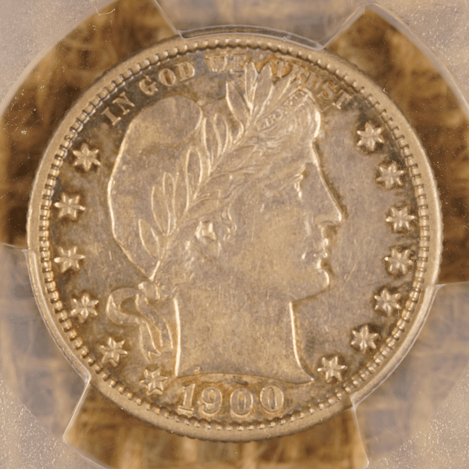1900-S Barber Quarter