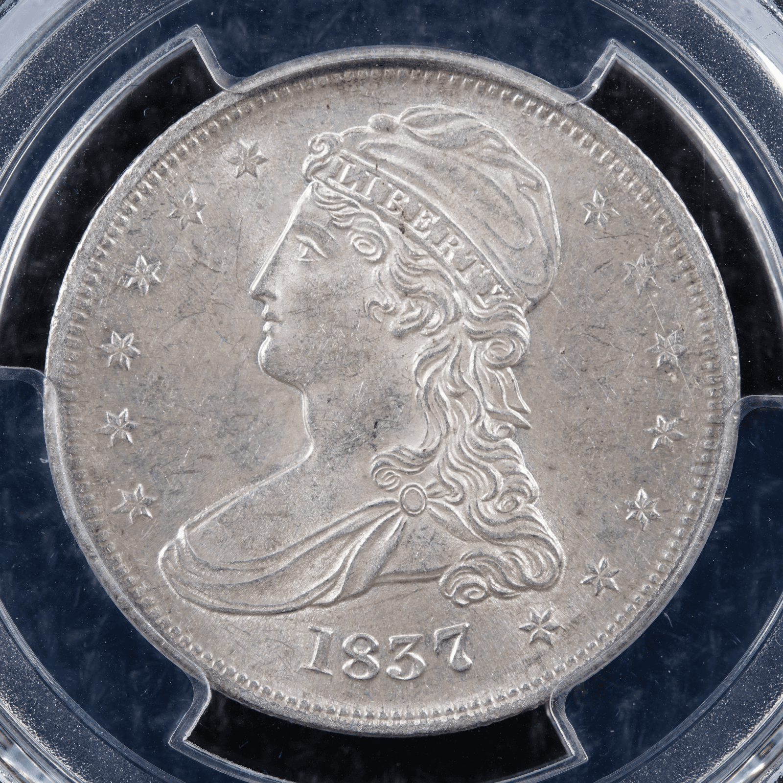 1837 Capped Bust Half Dollar GR-22